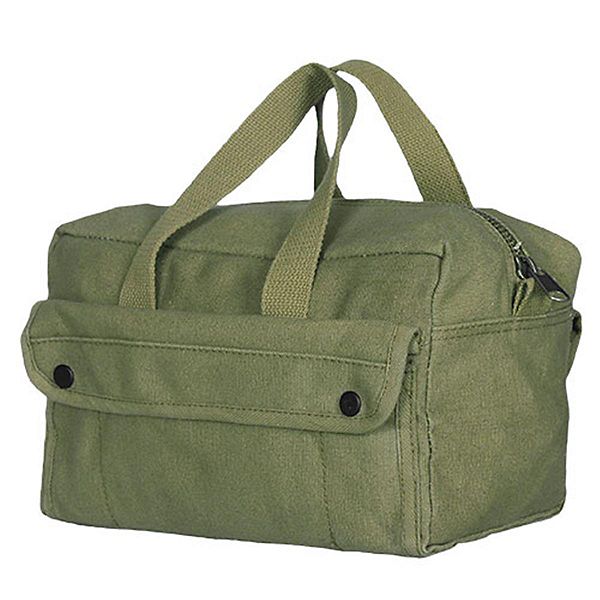 Fox Outdoor Products Mechanics Tool Bag with Brass Zipper Olive Drab