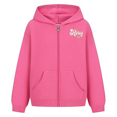 Girls 7-16 Roxy Palm Graphic Zip Hoodie