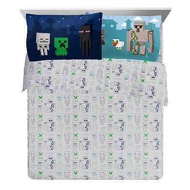 Minecraft Sheet Set with Pillowcases