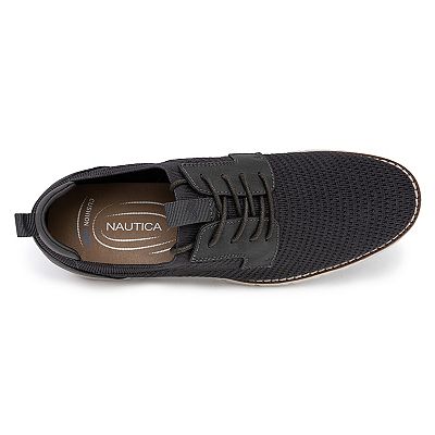 Nautica Charcoal Knit Oxfords with Tan Accents Nautica Men main image 2
