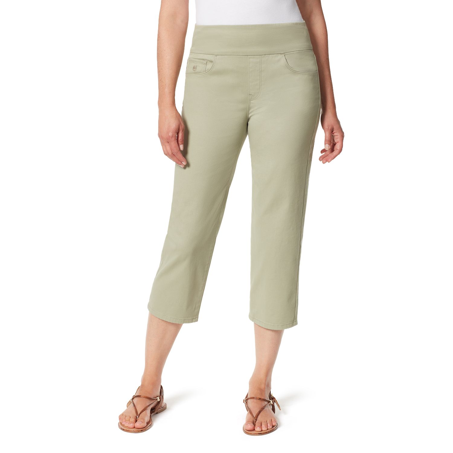 gloria vanderbilt amanda khaki jeans