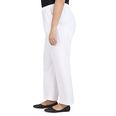 Plus Size Alfred Dunner Pull-On Straight-Leg Pants