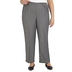 Alfred Dunner Women's Plus Classic Allure Tummy Control Pull-On
