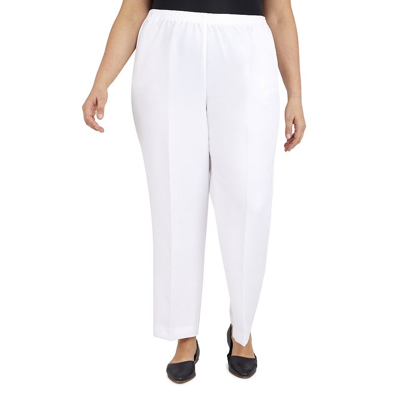 28225834 Plus Size Alfred Dunner Pull-On Straight-Leg Pants sku 28225834