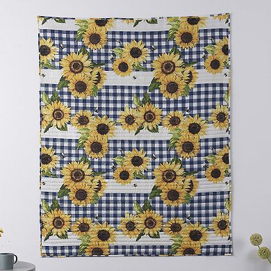 Barefoot Bungalow Sunflower Throw