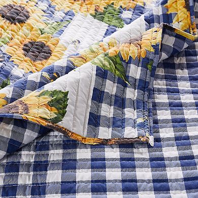 Barefoot Bungalow Sunflower Quilt Set with Shams