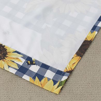 Barefoot Bungalow Sunflower Window Valance