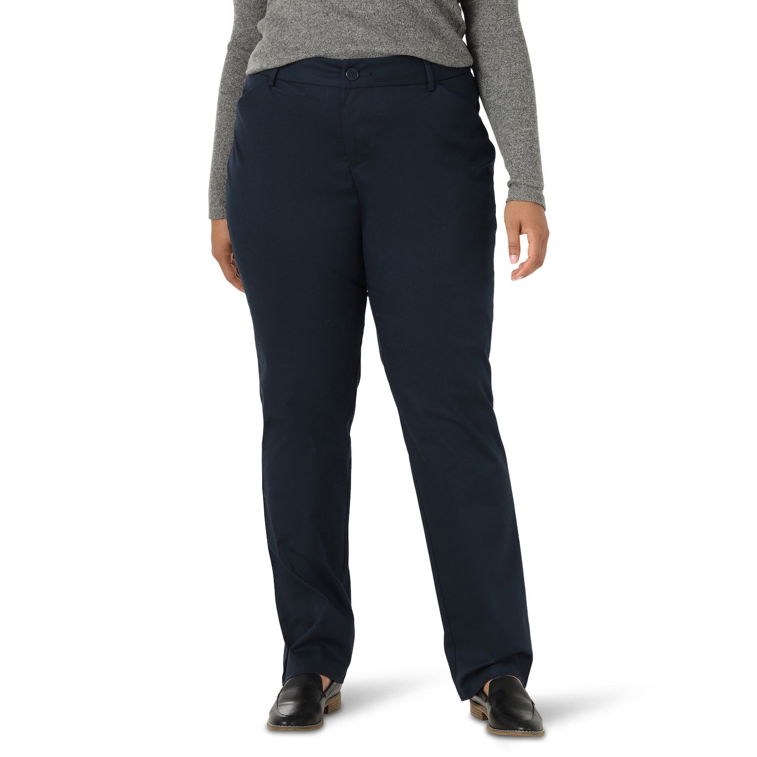 kohls lee chino women's pants