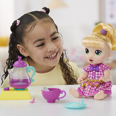 Baby Alive Bubbly Tea Party – Bambola Lala Con Set Da Tè E Bolle - 6