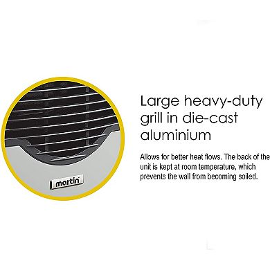 Martin Direct Vent Propane Wall Heater with Built In Thermostat, 11,000 BTU