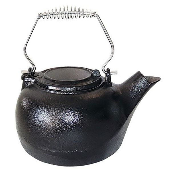 Vogelzang TK02 3 Quart Cast Iron Tea Kettle Stove Steamer Humidifier