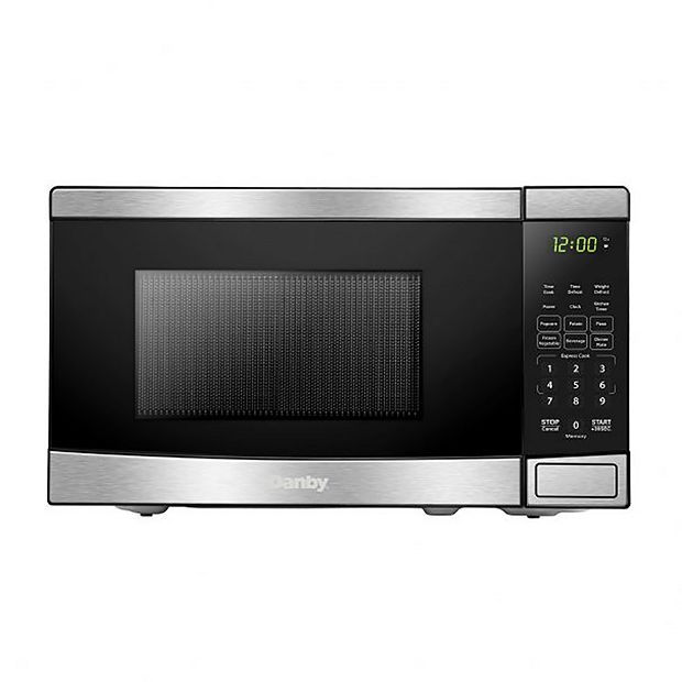 Midea Compact Black Microwave - 0.7-cu ft - 700 W