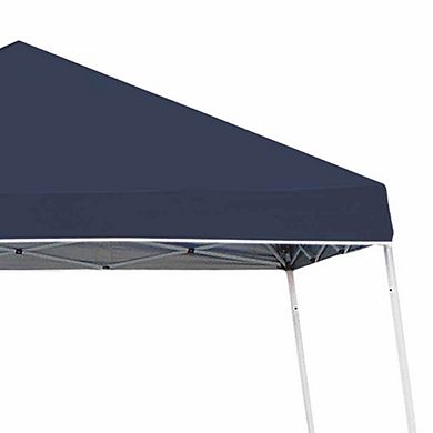 Z-Shade 10 x 10 Foot Angled Leg Instant Shade Portable Outdoor Canopy Tent, Navy