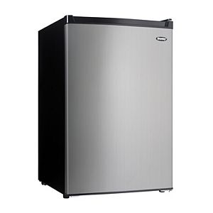 Gray Cubic Feet Compace Refrigerator with Energy Star-Stainless Steel Sunpentown RF-164SS 1.6 cu.ft 