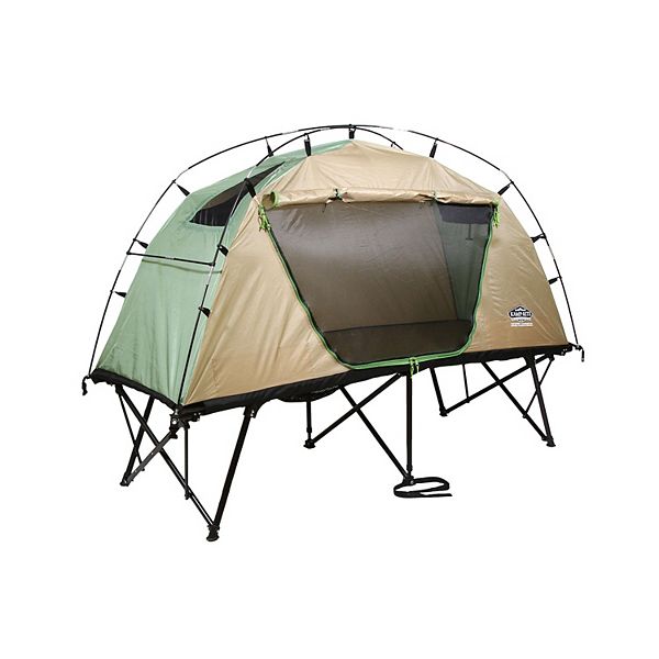 De Kamer Vergelijkbaar Yoghurt Kamp-Rite CTC Standard Compact Collapsible Backpacking Camping Tent Cot, Tan
