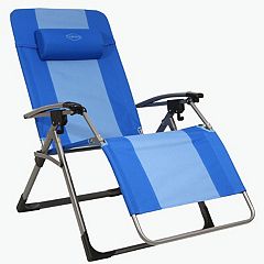 Kamp-Rite SAC-IT-UP Folding Lounge Beach Chair & Cornhole Backpack