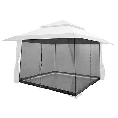 Z-shade 10' X 10' Screenroom Shade Attachment For 13' X 13' Gazebo Tent, Black