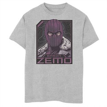 Boys 8-20 Marvel The Falcon And The Winter Soldier Baron Zemo Badge Graphic Tee