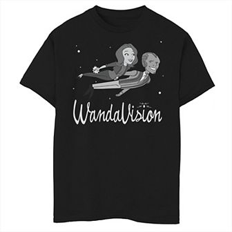 Boys 8-20 Marvel Wandavision Flying Stars Logo Graphic Tee
