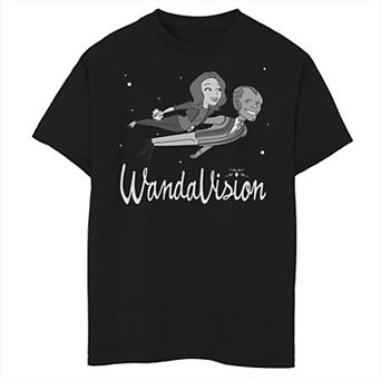 Boys 8-20 Marvel Wandavision Flying Stars Logo Graphic Tee