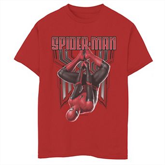 Boys 8-20 Marvel Spider-Man Far From Home Hanging Symbol Poster Graphic Tee