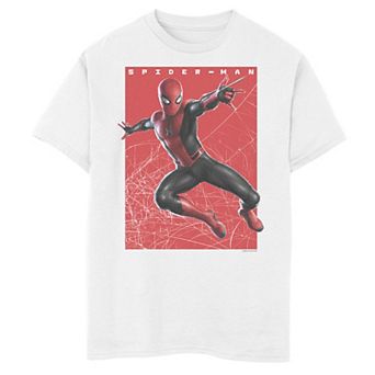 Boys 8-20 Marvel Spider-Man Far From Home Web Swinging Poster Graphic Tee