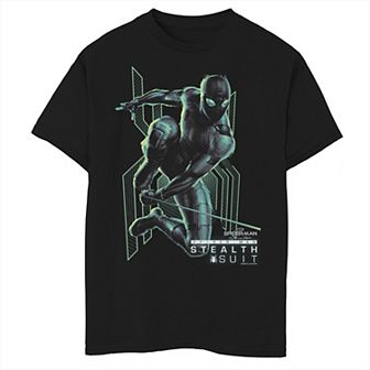 Boys 8-20 Marvel Spider-Man Far From Home Stealth Suit Swing Poster Graphic Tee