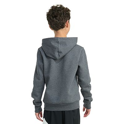 Boys 8-20 adidas Essential Linear Embroidered Fleece Pullover Hoodie