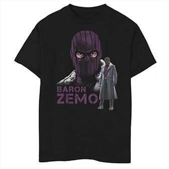 Boys 8-20 Marvel The Falcon And The Winter Soldier Baron Zemo Collage Graphic Tee