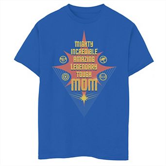 Boys 6-20 Marvel Mother's Day Mighty Incredible Amazing Mom Graphic Tee