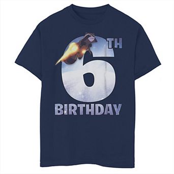 Boys 8-20 Marvel GOTG Rocket Raccoon 6th Birthday Graphic Tee