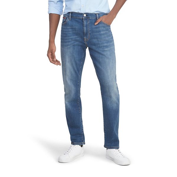 hundred Frugal strange Men's Tommy Hilfiger Straight-Fit Stretch Jeans
