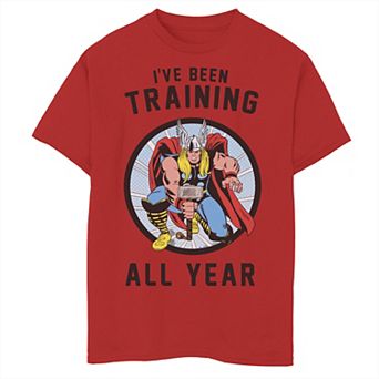 Boys 8-20 Marvel Avengers Thor I've Been Training All Year Graphic Tee