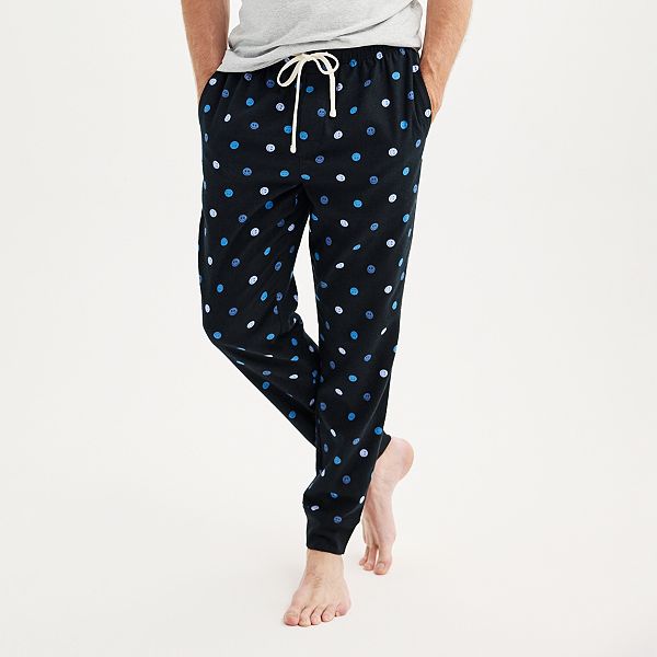 Men's Sonoma Goods For Life Microfleece Pajama Pants (Blue/Grey/cherry  Blue) $24