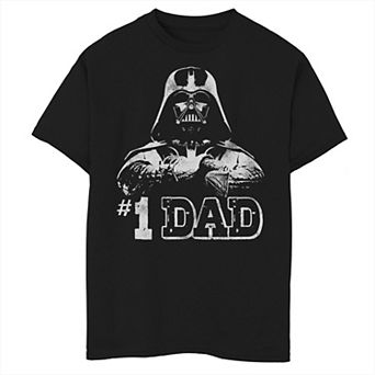 Boys 8-20 Star Wars Vader #1 Dad Vintage Father's Day Graphic Tee