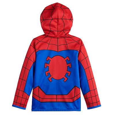 Boys 4 12 Jumping Beans Marvel Spider Man Costume Fleece Hoodie