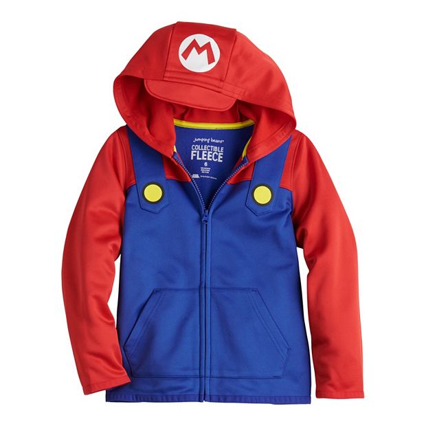 Mario hoodie zip up sale