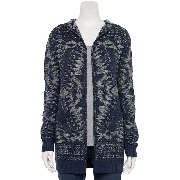 Kohls cheap hooded cardigan