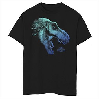 Boys 6-20 Jurassic World Two T-Rex Blue Gradient Graphic Tee