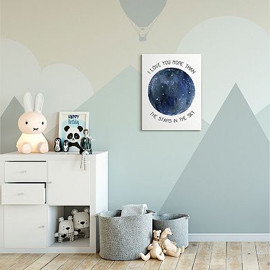 Stupell Home Decor More Than The Stars Romantic Phrase Night Sky Unframed Wall Decor