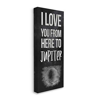 Stupell Home Decor Love You To Jupiter Romantic Phrase Wall Decor