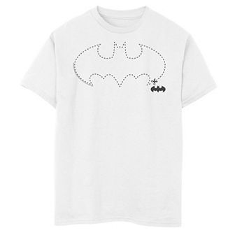 Boys 8-20 DC Fandome Batman Cut Here Logo Graphic Tee