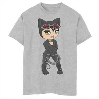 Boys 8-20 DC Fandome Catwoman Cartoon Portrait Graphic Tee