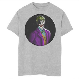 Boys 8-20 DC Fandome The Joker Dark Circle Portrait Graphic Tee