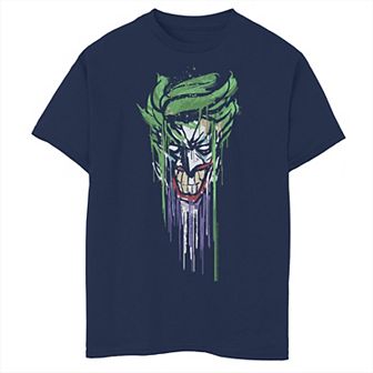 Boys 8-20 DC Fandome Joker Paint Drip Portrait Graphic Tee