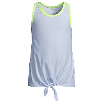 Girls 4-16 Lands' End Tie Front Active Performance Tank Top