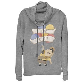 Disney / Pixar Up Russell Wilderness Explorer Juniors' Cowlneck Graphic Lightweight Long Sleeve