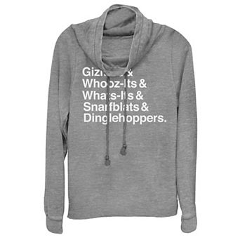 Disney's Wreck It Ralph 2 Juniors' Comfy Princess Ariel Cowlneck Graphic Lightweight Long Sleeve