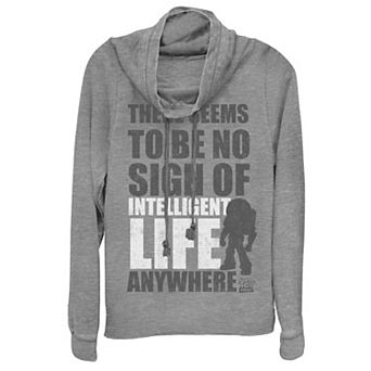 Disney / Pixar's Toy Story Juniors' Buzz Intelligent Life Cowlneck Graphic Lightweight Long Sleeve