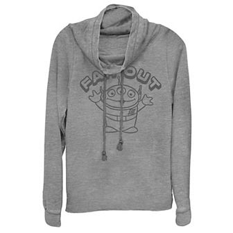 Disney / Pixar Toy Story Juniors' Alien Far Out Cowlneck Graphic Lightweight Long Sleeve